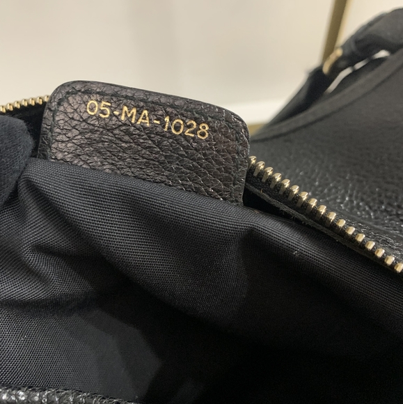 dior black cannage leather bee hobo bag - Picture 3 of 8